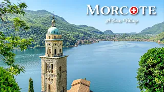 Morcote is the best Swiss village 🇨🇭 Switzerland is amazing! 4K Walk