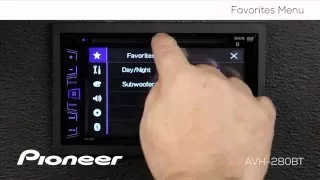 How To - AVH-280BT - Favorites Menu