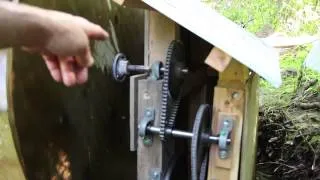 Waterwheel to produce electricity