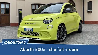 Abarth 500e (2023) : un joujou électrique qui fait vroum