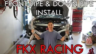 2018 Honda Civic Si (10th Gen) | FKX RACING Frontpipe/Downpipe Install Guide !