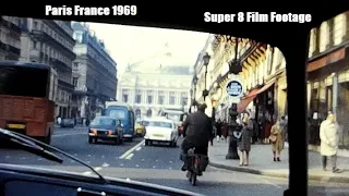 Paris, France 1969 - Super 8 Film Footage