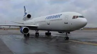 Finnair MD-11 Gate Arrival