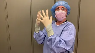 Donning sterile PPE using a “Closed Technique”