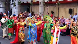 Surabaya Cross Culture Festival 2019 Opening Parade (Shaky Video)