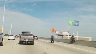 Motorcyclist dies after falling 100 feet from overpass in hit-and-run accident in Hillsborough