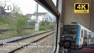 【4K】[RER C] Trajet en Z20900 de Montigny-Beauchamp à Franconville-Le Plessis Bouchard