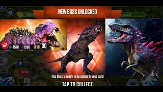 HOW TO GET UNLOCK BOSS OMEGA 09 II Jurassic World The Game II Dinosaurs Game