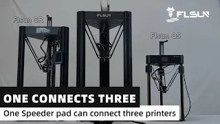 One Speeder pad can connect three printers