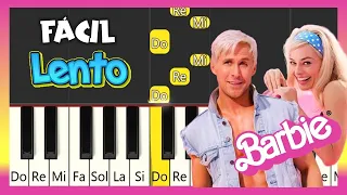 Aqua - Barbie Girl - PIANO FÁCIL CON NOTAS - PIANO TUTORIAL LENTO