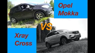 XRAY Cross в сравнении с Opel Mokka (вывешивание, песок, салон) Таймкод в описании