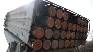 Гради "королевичів" б'ють по росіянах / The Ukrainian jet artillery hits on russians