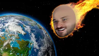 UM METEORO VAI DESTRUIR O PLANETA, MAS EU SOU O METEORO!