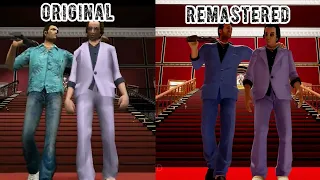 GTA Vice City Ending DEFINITIVE EDITION VS ORIGINAL | keep your friends close