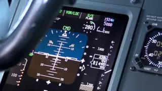 Boeing 737 ILS CAT IIIa Autoland - PFD View