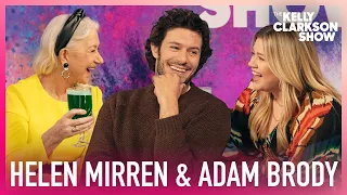 Adam Brody, Helen Mirren & Kelly Swap Skinny Dipping Stories In St. Patrick's Day Drinking Game