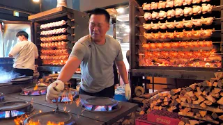 One day income $15000!!! / 800 Chicken a day / Oak wood-grilled whole chicken | Korean Street food