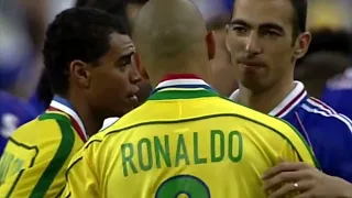 Ronaldo vs France | 1998 World Cup Final | France 3x0 Brazil