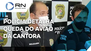 Polícia fala sobre acidente da cantora Marília Mendonça