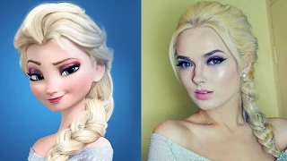 DISNEY'S FROZEN - ELSA MAKE UP TUTORIAL // GRWM STYLE // MyPaleSkin