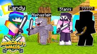 Minecraft Walls #1 l ALPHASTEIN STANNI und ??? GREIFEN MICH AN !!