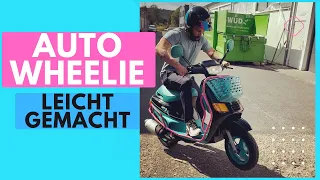 Nur mit Sportauspuff auf's Hinterrad! 1993 Retro Piaggio Zip