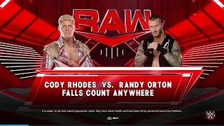 "WWE 2K23: Cody Rhodes vs. Randy Orton - Clash of Styles!"