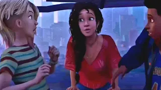 2 times Gwen met Miles' parents Rio and Jeff | Spiderman: across the spiderverse Chinese sub