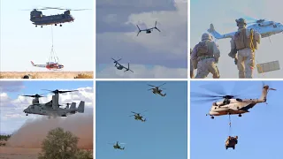 Watch Marines Execute Breathtaking External Lift Exercise in CH-53K and CH-53E Super Stallions!