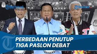 BEDA Pernyataan Penutup Ketiga Capres: Anies Menggebu-gebu, Prabowo Minta Maaf, Ganjar Menyindir