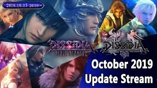 October 2018 Update stream - Dissidia Final Fantasy NT / Arcade