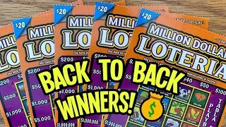 WINS!! 💰 BRAND NEW $20 Million Dollar Loteria ✪ $100 in Texas Lottery Scratch Off Tickets