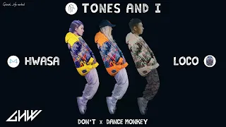 TONES AND I x LOCO x Hwasa (MAMAMOO) - MONKEY DON'T DANCE