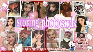 storing photocards 16 ♡ le sserafim, red velvet, loona + new collection ermm  ੈ✩‧₊