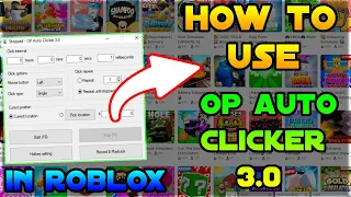 How To Get And Use OP Auto Clicker 3.0 For Roblox (Fastest Auto Clicker)