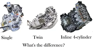 Одно- двух- и четырех цилиндровый мотор. В чем разница?