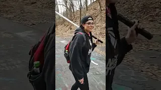 longboarding at the Abandoned PA Turnpike Tunnels