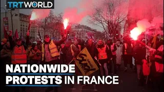 France marches against pension reforms