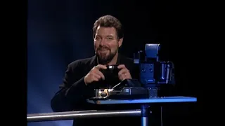 Jonathan Frakes plays with his toys