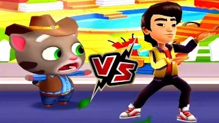 ТОМ БЕГ ЗА ЗОЛОТОМ Ковбой Том VS Subway Surfers VENICE Brandon