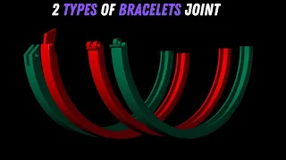 Matrix 9 bracelet 2 types joint | Matrix 9 bracelet lock | Matrix 9 bracelet joint ||