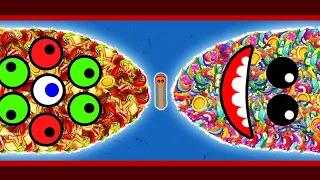 🐍 WormsZone.io ❤️001 Slither Snake Top01/Best World Record Snake Epic cacing WormsZoneio #001 #viral