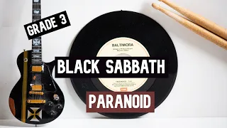 Black Sabbath - Paranoid (Grade 3) w/backing track || Guitar Play Along TAB