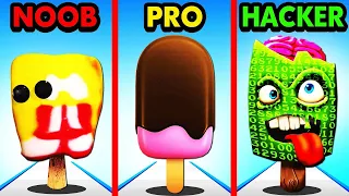 NOOB vs PRO vs HACKER POPSICLE STACK (Paleta Helada)