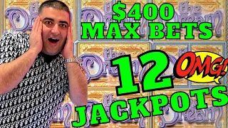 $400 Max Bets & Tons Of JACKPOTS On High Limit Slot Machine