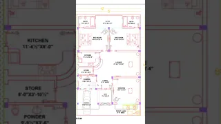 35x55 house plan #map #house #houseplan #homedecor