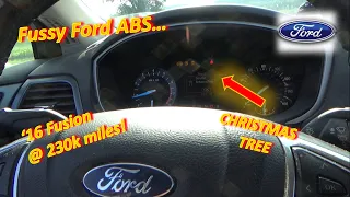 Ford ABS WARNING after Brake Job? (16 Fusion @ 230k miles!)