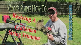 Coop's Simple How-To - Restring A Craftsman String Trimmer