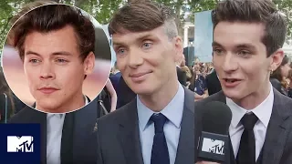 DUNKIRK Cast React To Harry Styles's Hair At London Premiere 💇😂 | MTV MOVIES