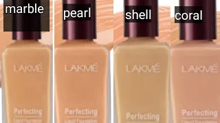 How to choose perfect shade of lakme perfecting liquid foundation